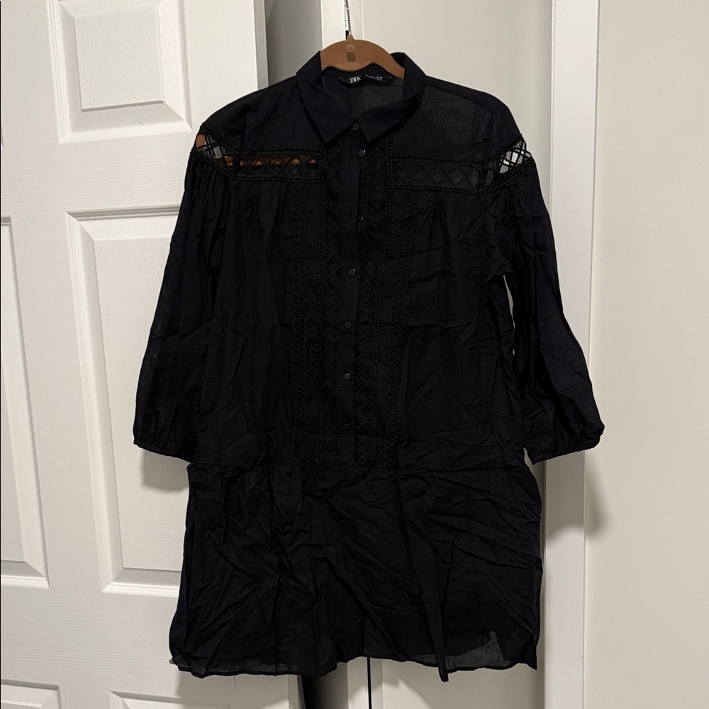 Zara Little Black Dress with Subtle Details